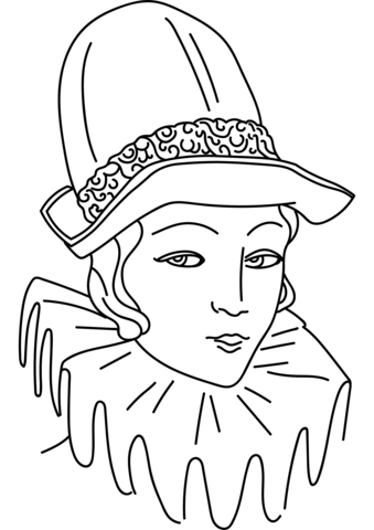 High Calotte Set  Coloring Page